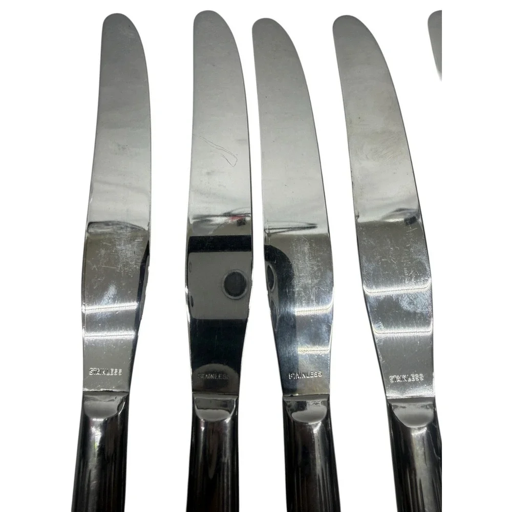 SILCO Stainless Steel Flatware‎ Set 21 Pc Forks Knives Spoons Commercial Grade